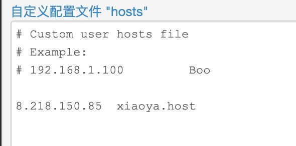路由器Host设置截图2